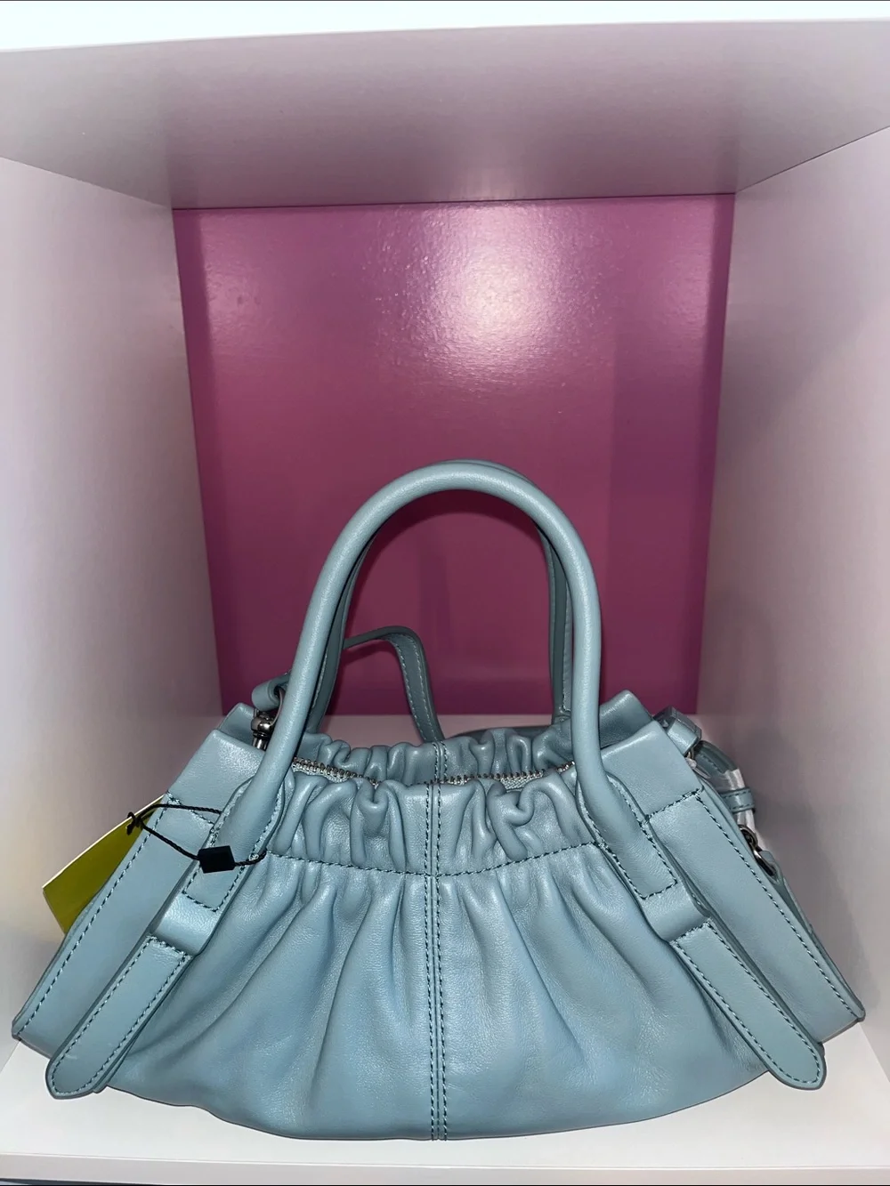 Marc Jacobs NWT! Cristina Small Leather Satchel in Sky Blue